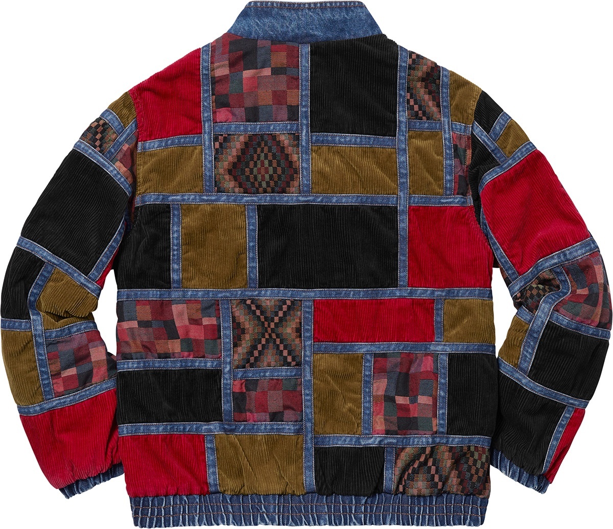 Corduroy Patchwork Denim Jacket view 7